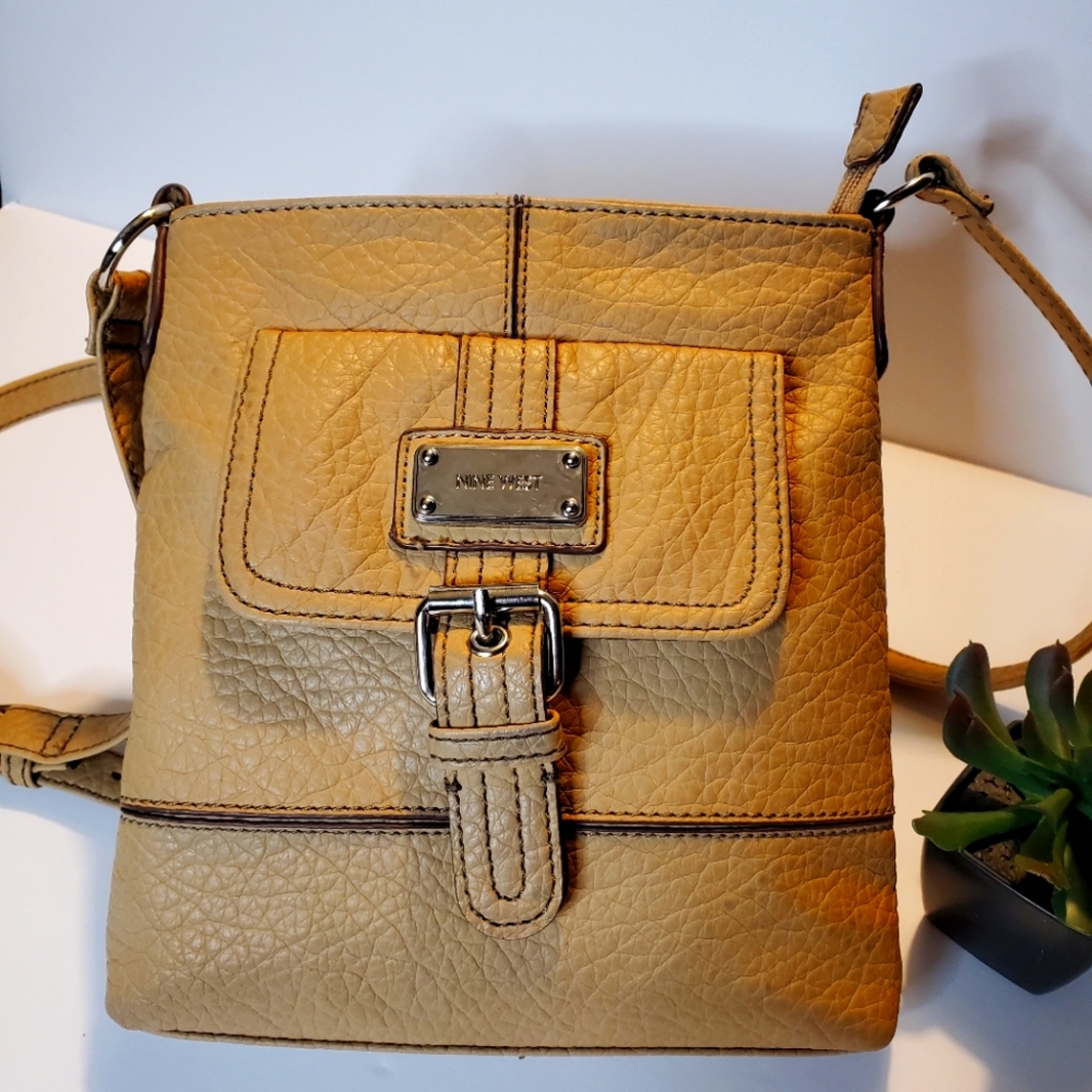 Nine west beige cross body bag